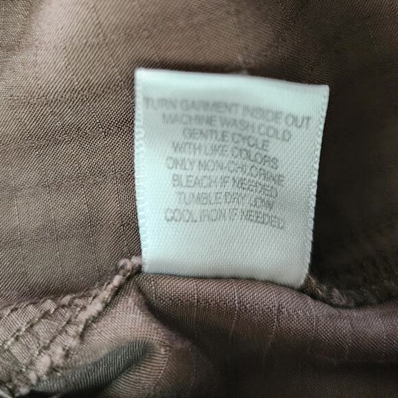 CJ Banks Brown 5 Pocket Cargo/ Capri Adjustable at Ankle Pants Women' Size 4 - Picture 9 of 9